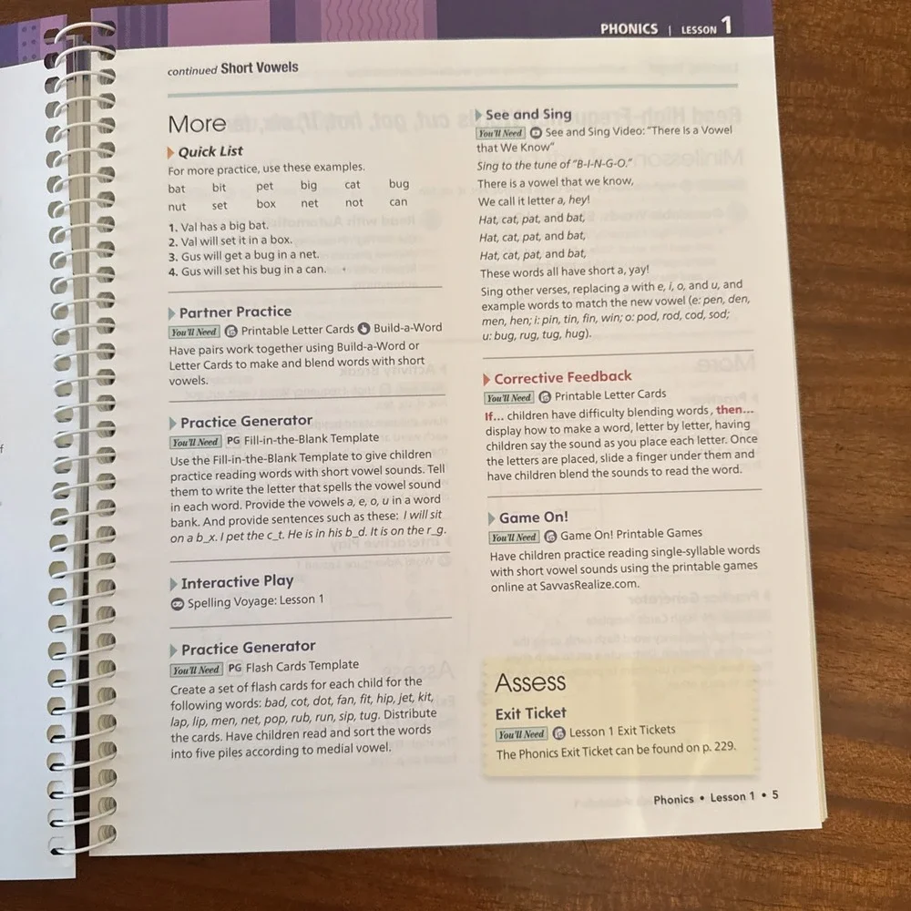 Savvas Essentials Foundational Reading Grade‎ 2 Teacher Guide + Student Worktext
